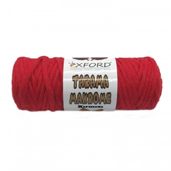 Taranabilir Makrome İpi Taranan Makrame Pamuk İpliği 5 MM 250 GR Kırmızı Taranabilir Makrome İpi Taranan Makrame Pamuk İpliği 5 MM 250 GR Kırmızı