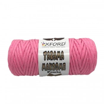 Taranabilir Makrome İpi Taranan Makrame Pamuk İpliği 5 MM 250 GR Pembe Taranabilir Makrome İpi Taranan Makrame Pamuk İpliği 5 MM 250 GR Pembe