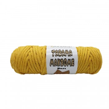 Taranabilir Makrome İpi Taranan Makrame Pamuk İpliği 5 MM 250 GR Sarı Taranabilir Makrome İpi Taranan Makrame Pamuk İpliği 5 MM 250 GR Sarı