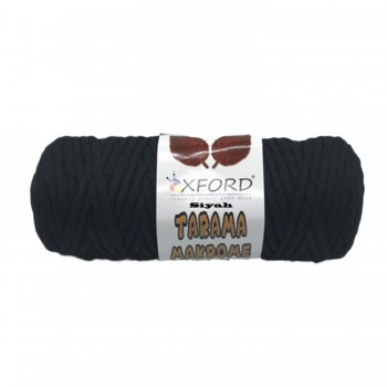 Taranabilir Makrome İpi Taranan Makrame Pamuk İpliği 5 MM 250 GR Siyah Taranabilir Makrome İpi Taranan Makrame Pamuk İpliği 5 MM 250 GR Siyah