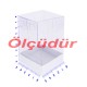 Asetat Kutu Altı Karton 5X5X8 CM - 50 Adet  Mavi
