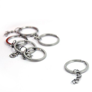 Anahtarlık Halkası Zincirli 5 Cm - 50 Adet Anahtarlık Halkası Zincirli 5 Cm - 50 Adet