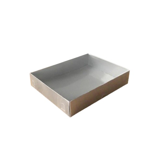 Asetat Kapaklı Karton Kutu 12X15X3 - 25 Adet  Gri