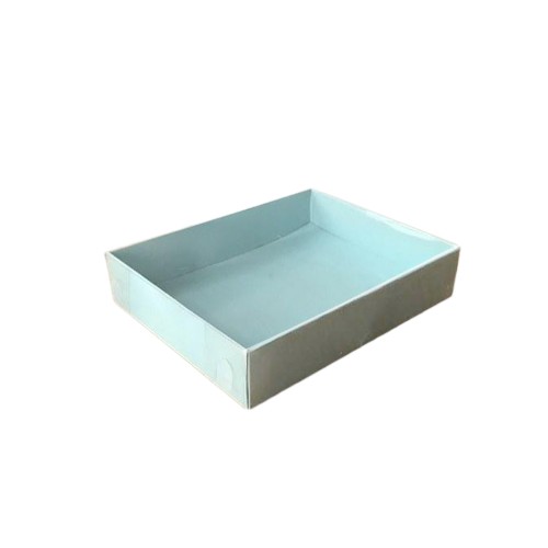 Asetat Kapaklı Karton Kutu 12X15X3 - 25 Adet  Mavi