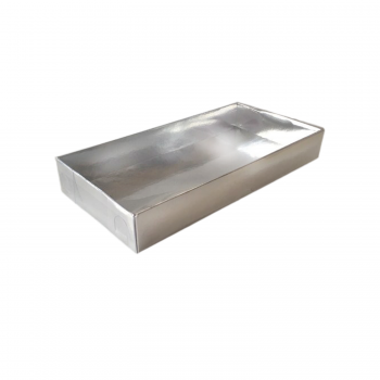 Asetat Kapaklı Karton Kutu 20X10X3 - 25 Adet Gümüş Asetat Kapaklı Karton Kutu 20X10X3 - 25 Adet Gümüş