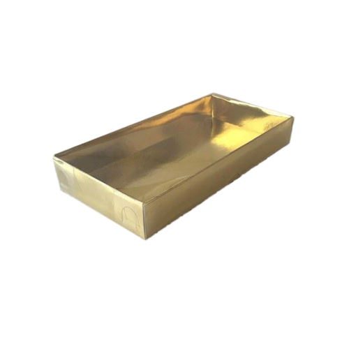 Asetat Kapaklı Karton Kutu 20X10X3 - 25 Adet  Gold