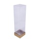 Asetat Kutu Altı Karton 5X5X20 CM - 25 Adet  Kraft