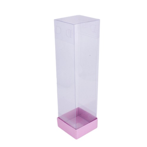 Asetat Kutu Altı Karton 5X5X20 CM - 25 Adet  Pembe