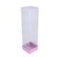 Asetat Kutu Altı Karton 5X5X20 CM - 25 Adet  Pembe