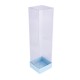 Asetat Kutu Altı Karton 5X5X20 CM - 25 Adet  Mavi