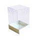 Asetat Kutu Altı Karton 5X5X8 CM - 50 Adet  Krem