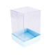 Asetat Kutu Altı Karton 5X5X8 CM - 50 Adet  Mavi