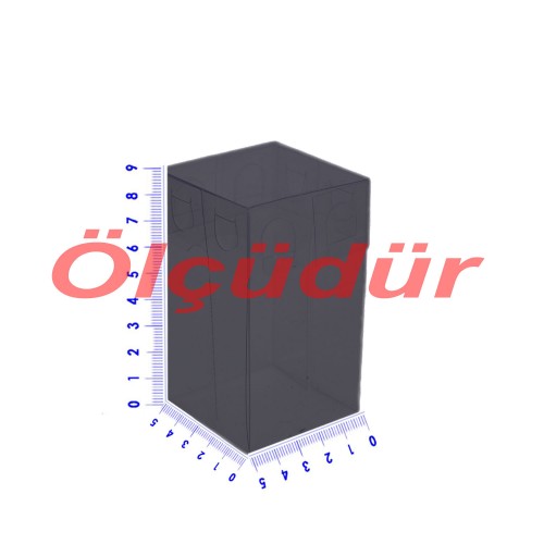 Asetat Kutu Altı Karton 5X5X9 CM - 50 Adet  Pembe