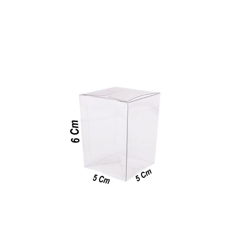 Asetat Kutu 5X5X6 CM - 50 Adet