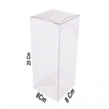 Asetat Kutu 8X8X25 CM - 25 Adet Asetat Kutu 8X8X25 CM - 25 Adet
