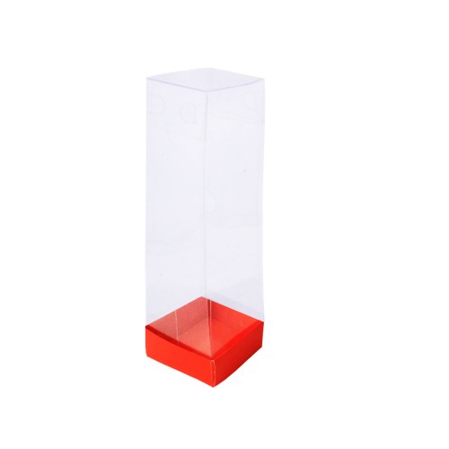 Asetat Kutu Altı Karton 5X5X20 CM - 25 Adet  Kırmızı