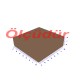 Asetat Kutu Altı Karton 7X7X2.2 CM - 50 Adet  Kraft