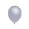Metalik  Balon 12 İnç Baskısız - 100 Adet  Gümüş