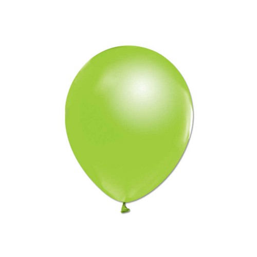 Metalik  Balon 12 İnç Baskısız - 100 Adet  Yeşil