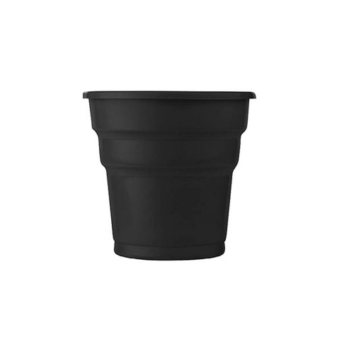 Plastik Meşrubat Bardağı - 25 Adet  Siyah