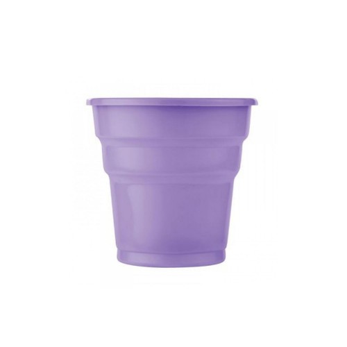 Plastik Meşrubat Bardağı - 25 Adet  Mor