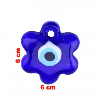 Cam Nazar Boncuğu Delikli Papatya Modeli Küçük Cam Nazar Boncuğu Delikli Papatya Modeli Küçük