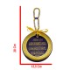 Cam Nazar Boncuğu Gold Varak İşlemeli Nazar Ayeti 13 CM Cam Nazar Boncuğu Gold Varak İşlemeli Nazar Ayeti 13 CM