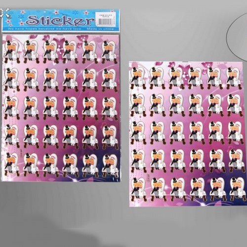 Gelin Damat Sticker Yapışkanlı - 300 Adet