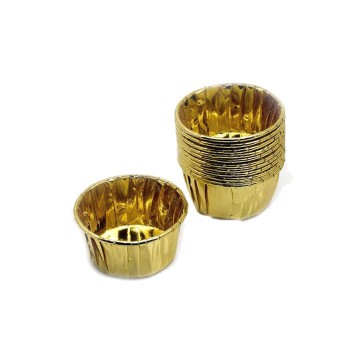 Cupcake Kalıbı Büyük Boy 62*40 Sufle-Muffin Kek Kalıbı - 16 Adet Altın Cupcake Kalıbı Büyük Boy 62*40 Sufle-Muffin Kek Kalıbı - 16 Adet Altın