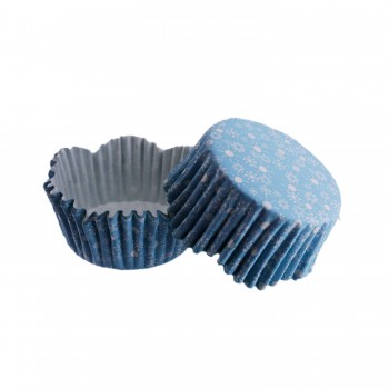 Cupcake Kalıbı Pet Kapsül Kar Desenli Mavi Dalgalı Kek Kalıbı 65X38 MM - 100 Adet Cupcake Kalıbı Pet Kapsül Kar Desenli Mavi Dalgalı Kek Kalıbı 65X38 MM - 100 Adet