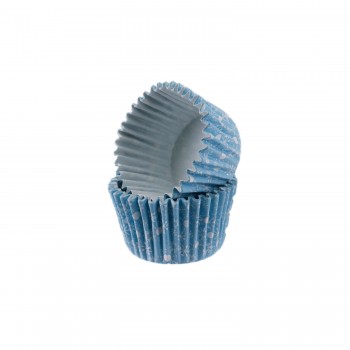 Cupcake Kalıbı Pet Kapsül Kek Kalıbı48X34 MM - 100 Adet Kar Desenli Mavi Cupcake Kalıbı Pet Kapsül Kek Kalıbı48X34 MM - 100 Adet Kar Desenli Mavi