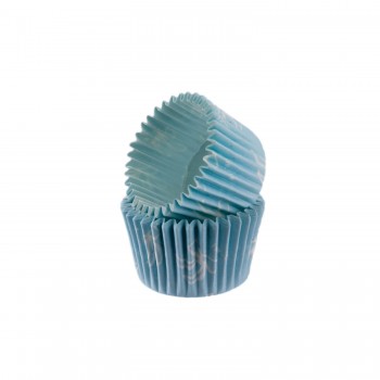 Cupcake Kalıbı Pet Kapsül Kek Kalıbı48X34 MM - 100 Adet Fiyonklu Mavi Cupcake Kalıbı Pet Kapsül Kek Kalıbı48X34 MM - 100 Adet Fiyonklu Mavi