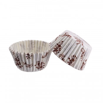 Cupcake Kalıbı Pet Kapsül Kek Kalıbı 48X34 MM - 100 Adet Sarmaşık Desenli Cupcake Kalıbı Pet Kapsül Kek Kalıbı 48X34 MM - 100 Adet Sarmaşık Desenli