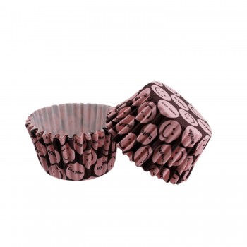 Cupcake Kalıbı Pet Kapsül Kek Kalıbı 48X34 MM - 100 Adet Pembe Emoji Cupcake Kalıbı Pet Kapsül Kek Kalıbı 48X34 MM - 100 Adet Pembe Emoji