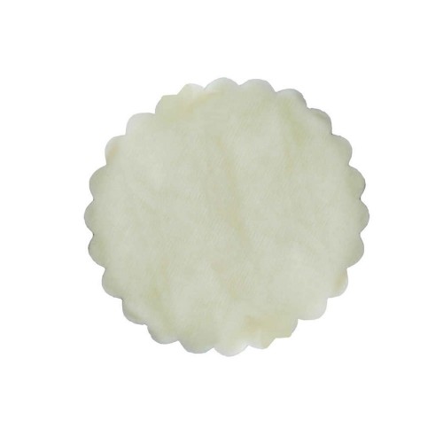 Düz Organze Hazır Kesilmiş Tül 24 CM - 100 Adet  Krem