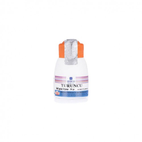 Gıda Boyası Sıvı 50 Mg  Turuncu
