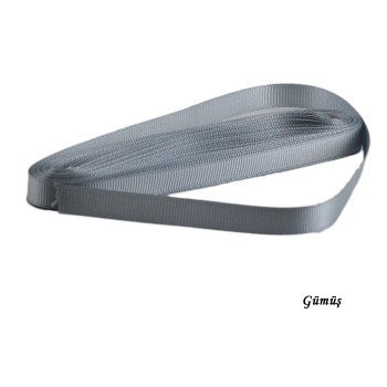 Grogren  Kurdele 1 Cm Yerli - 10 Metre  Gümüş