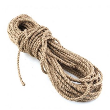 Jüt Halat Kendir 14 Mm Doğal Halat İp - 20 Metre