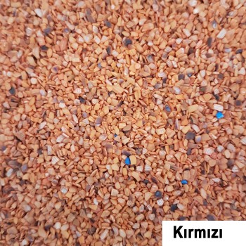 Kabuk Kumu - Öğütülmüş Deniz Kabuğu  Kırmızı