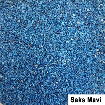 Kabuk Kumu - Öğütülmüş Deniz Kabuğu Saks Mavi Kabuk Kumu - Öğütülmüş Deniz Kabuğu Saks Mavi