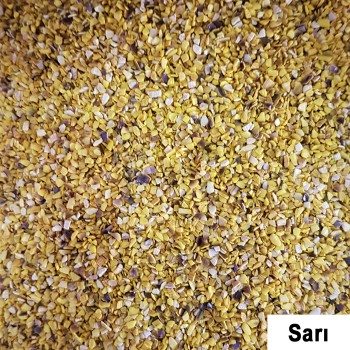 Kabuk Kumu - Öğütülmüş Deniz Kabuğu  Sarı