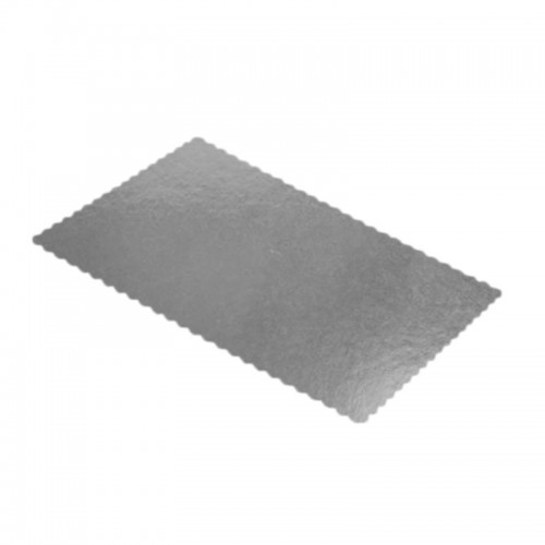 Karton Pasta Altlığı  30X40 CM - 3 Adet  Gümüş