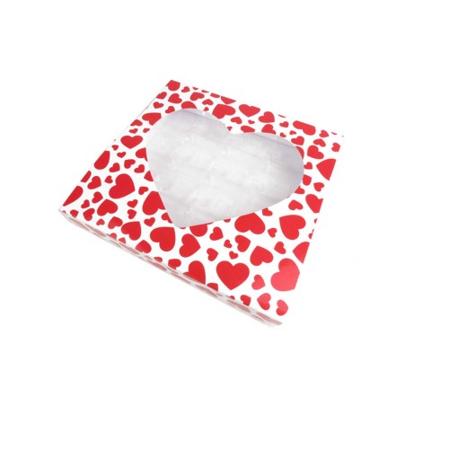 Kalpli Karton Çikolata Kutusu 16'lı Separatörlü 23.5 X 22.5 CM