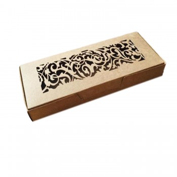 Karton Kutu Lazer Kesim 6.5X16X2.5 CM - 25 Adet Kraft Karton Kutu Lazer Kesim 6.5X16X2.5 CM - 25 Adet Kraft