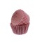 Kek Kalıbı Pet Kapsül 52X45 Mm Kağıt Cupcake Kağıdı - 100 Adet  Pembe Küçük Puanlı