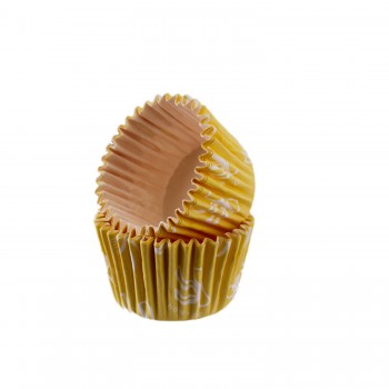Kek Kalıbı Pet Kapsül 52X45 Mm Kağıt Cupcake Kağıdı - 100 Adet Fiyonklu Sarı Kek Kalıbı Pet Kapsül 52X45 Mm Kağıt Cupcake Kağıdı - 100 Adet Fiyonklu Sarı