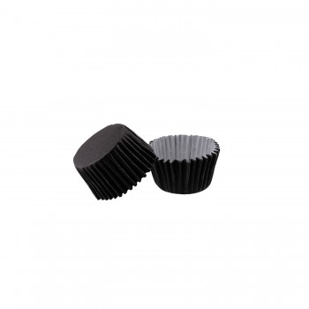 Kek Kalıbı Pet Kapsül 52X45 MM Kağıt Cupcake Kalıbı - 100 Adet Siyah Kek Kalıbı Pet Kapsül 52X45 MM Kağıt Cupcake Kalıbı - 100 Adet Siyah