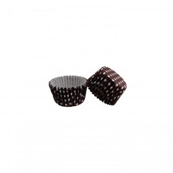 Kek Kalıbı Pet Kapsül 52X45 MM Kağıt Cupcake Kağıdı - 100 Adet Puantiyeli Kahverengi Kek Kalıbı Pet Kapsül 52X45 MM Kağıt Cupcake Kağıdı - 100 Adet Puantiyeli Kahverengi