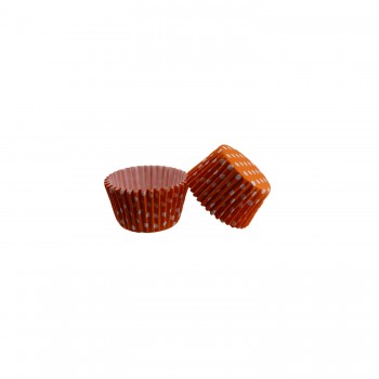 Kek Kalıbı Pet Kapsül 52X45 MM Kağıt Cupcake Kağıdı - 100 Adet Puantiyeli Turuncu Kek Kalıbı Pet Kapsül 52X45 MM Kağıt Cupcake Kağıdı - 100 Adet Puantiyeli Turuncu
