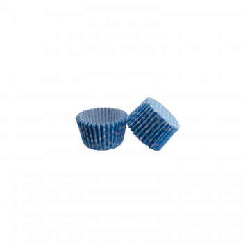 Kek Kalıbı Pet Kapsül 52X45 MM Kağıt Cupcake Kağıdı - 100 Adet Puantiyeli Mavi Kek Kalıbı Pet Kapsül 52X45 MM Kağıt Cupcake Kağıdı - 100 Adet Puantiyeli Mavi
